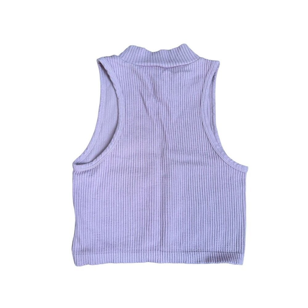 Aeropostale Ribbed Cropped Tank Top - Picture 2 of 4